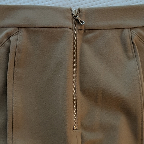 Ann Taylor Tan Pencil Skirt - Picture 3 of 7